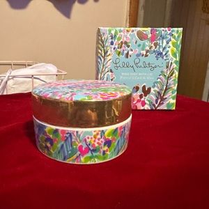 NEW IN BOX Lilly Pulitzer ring dish with lid